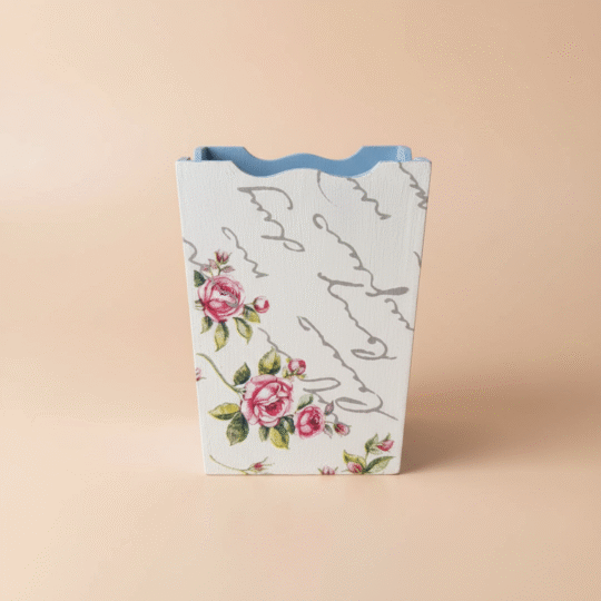 Porta objetos en MDF hecho a mano