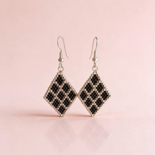 Aretes Miyuki - Rombo