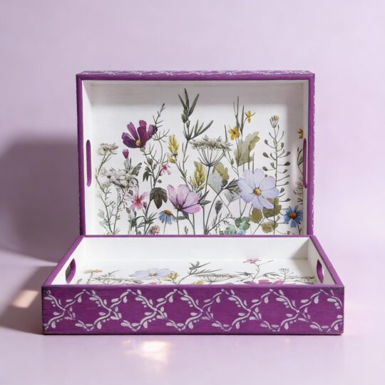 Bandeja MDF decorada