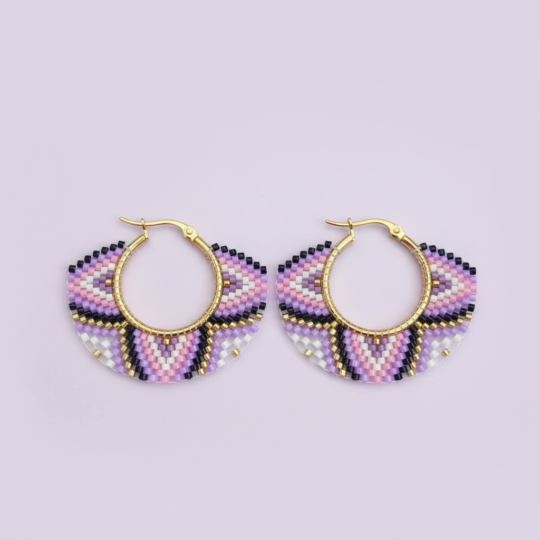 Candongas Miyuki flores