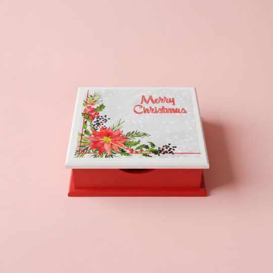 Porta servilletas en MDF artesanal